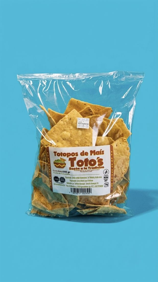Bolsa chica de totopos Toto’s